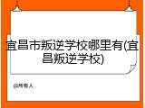 宜昌市叛逆学校哪里有(宜昌叛逆学校)