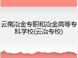 云南冶金专职和冶金高等专科学校(云冶专校)