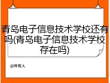 青岛电子信息技术学校还有吗(青岛电子信息技术学校存在吗)