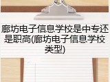 廊坊电子信息学校是中专还是职高(廊坊电子信息学校类型)