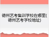 德州艺考集训学校在哪里(德州艺考学校地址)