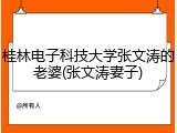 桂林电子科技大学张文涛的老婆(张文涛妻子)