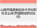 山南贡嘎县数控技术学校职校怎么样(贡嘎数控职校如何)