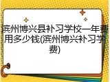 滨州博兴县补习学校一年费用多少钱(滨州博兴补习学费)
