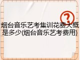 烟台音乐艺考集训花费大概是多少(烟台音乐艺考费用)