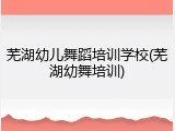 芜湖幼儿舞蹈培训学校(芜湖幼舞培训)