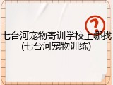 七台河宠物寄训学校上哪找(七台河宠物训练)