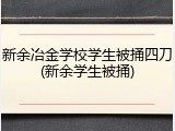 新余冶金学校学生被捅四刀(新余学生被捅)