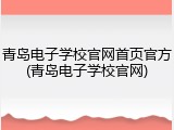 青岛电子学校官网首页官方(青岛电子学校官网)