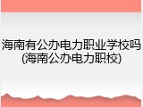 海南有公办电力职业学校吗(海南公办电力职校)