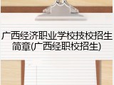 广西经济职业学校技校招生简章(广西经职校招生)