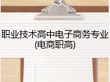 职业技术高中电子商务专业(电商职高)