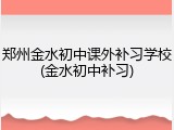 郑州金水初中课外补习学校(金水初中补习)