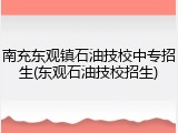 南充东观镇石油技校中专招生(东观石油技校招生)