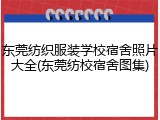 东莞纺织服装学校宿舍照片大全(东莞纺校宿舍图集)