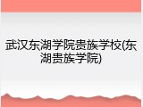 武汉东湖学院贵族学校(东湖贵族学院)