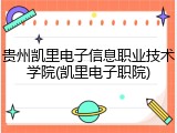 贵州凯里电子信息职业技术学院(凯里电子职院)
