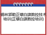 锡林郭勒正镶白旗数控技术培训(正镶白旗数控培训)