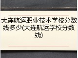 大连航运职业技术学校分数线多少(大连航运学校分数线)