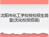 沈阳市化工学校技校招生简章(沈化校技招简)