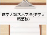 遂宁天籁艺术学校(遂宁天籁艺校)