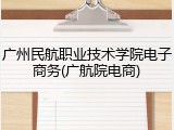 广州民航职业技术学院电子商务(广航院电商)