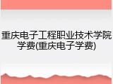 重庆电子工程职业技术学院学费(重庆电子学费)