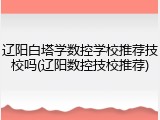 辽阳白塔学数控学校推荐技校吗(辽阳数控技校推荐)