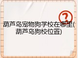 葫芦岛宠物狗学校在哪里(葫芦岛狗校位置)
