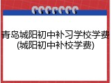 青岛城阳初中补习学校学费(城阳初中补校学费)