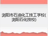 浏阳市石油化工技工学校(浏阳石化技校)