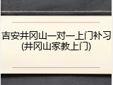 吉安井冈山一对一上门补习(井冈山家教上门)