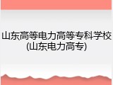 山东高等电力高等专科学校(山东电力高专)