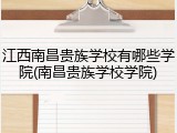 江西南昌贵族学校有哪些学院(南昌贵族学校学院)