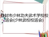 登封市少林功夫武术学校校运会(少林武校校运会)
