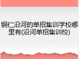 铜仁沿河的单招集训学校哪里有(沿河单招集训校)