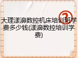 大理漾濞数控机床培训班学费多少钱(漾濞数控培训学费)