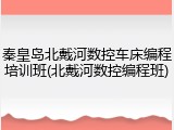秦皇岛北戴河数控车床编程培训班(北戴河数控编程班)