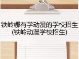 铁岭哪有学动漫的学校招生(铁岭动漫学校招生)