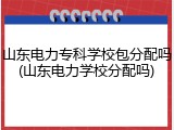山东电力专科学校包分配吗(山东电力学校分配吗)