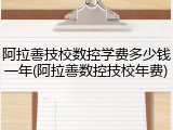 阿拉善技校数控学费多少钱一年(阿拉善数控技校年费)