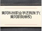 黄冈科技职业学还我孩子(黄冈职院维权)