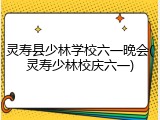 灵寿县少林学校六一晚会(灵寿少林校庆六一)