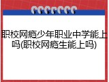 职校网瘾少年职业中学能上吗(职校网瘾生能上吗)