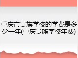 重庆市贵族学校的学费是多少一年(重庆贵族学校年费)