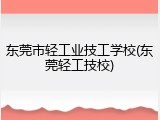 东莞市轻工业技工学校(东莞轻工技校)