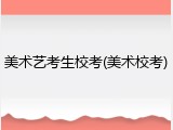 美术艺考生校考(美术校考)