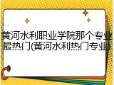 黄河水利职业学院那个专业最热门(黄河水利热门专业)