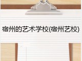 宿州的艺术学校(宿州艺校)