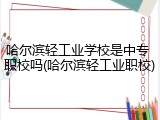 哈尔滨轻工业学校是中专 职校吗(哈尔滨轻工业职校)